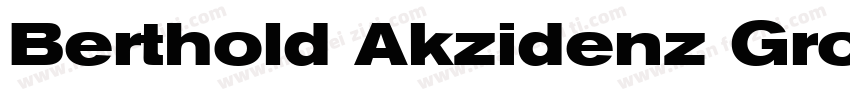 Berthold Akzidenz Grotesk BE MdCn字体转换